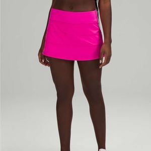 Lululemon Pace Rival Mid Rise Skirt - Sonic Pink